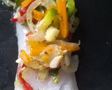 Foto del paso 12 de la receta: Filet de merluza relleno de verduras y puré de calabazas