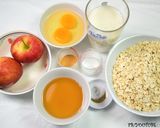 รูปขั้นตอนการทำที่ 1 ของ Apple Oatmeal Muffins