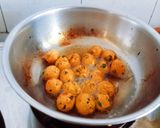 A picture of step 3 of Winter special healthy masaledar Kathiyawadi undhiyu.