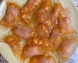 A picture of step 3 of Bánh Bột Lọc with Shrimp.