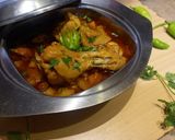 A picture of step 4 of Chicken with turnip.