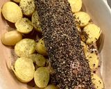 Foto del paso 8 de la receta Solomillo de cerdo a la pimienta con patatas