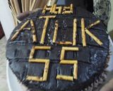 Foto langkah ke 9 dari resep Dark coklat strawberry cake nutrijel (kue ulang tahun).