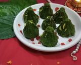 A picture of step 7 of Pan gulkand Modak without khoya or condensed milk.