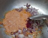 A picture of step 6 of Bread Masala.