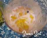A picture of step 2 of Mohabbat ka Sharbat with Yellow Watermelon.