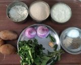 A picture of step 1 of Instant Medu Vada.