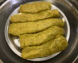 A picture of step 3 of Muthiya (from bottle gourd).