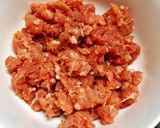 Hình bước làm 1 của món Canh Khoai Từ Nấu Thịt Bò Bằm