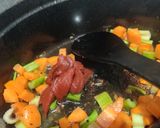 A picture of step 3 of Osso Buco.