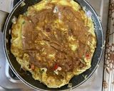 A picture of step 3 of Masala Omelette.