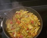Foto del paso 4 de la receta: Judías verdes con jamón y fritada