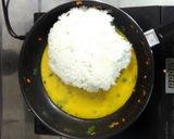 A picture of step 3 of Natto Fried Rice.