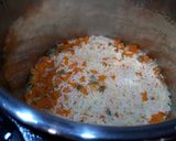 Foto del paso 5 de la receta: Arroz con calabaza y huevo a la plancha (Instant Pot)