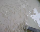 A picture of step 3 of Faloodah sweet spaghetti.