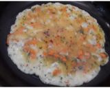 A picture of step 2 of Korean Egg Roll (Gyeran Mari).