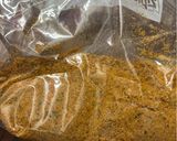 A picture of step 1 of Shake and bake pork chops.