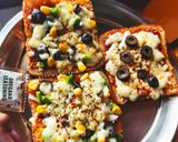 A picture of step 6 of Cheesy Bread Pizza.