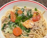 Gambar langkah 5 resipi Spaghetti Rebus.