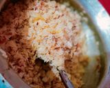 A picture of step 4 of Veg fried rice.