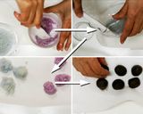 Une image de l'étape 4 de Wagashi en forme d'hérisson.