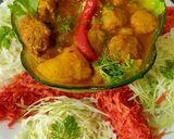 लज़ीज़ आलू सोयाबीन की सब्जी(Lazij aloo soya beem recipe in hindI) रेसिपी चरण 6 फोटो
