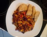 #Glutenmentesizlik. Chilis bab, gluténmentes lángossal recept fázis 9 fotója