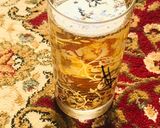 A picture of step 1 of Golden water with isabgol.