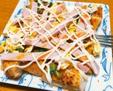 A picture of step 6 of Vietnamese Grilled Chili Salt Bánh Mì.