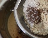 A picture of step 2 of Oatmeal Chocolat Brownie Muffin Eggless.