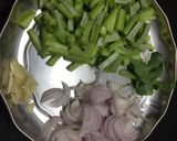 A picture of step 1 of Potlakaya Thalimpu.