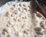 Foto del paso 1 de la receta: Corbatas integrales con crema, atún y champiñones