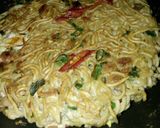 Foto langkah ke 6 dari resep Martabak Mie with teflon so simple beautifull and Yummy.