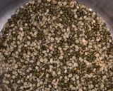 A picture of step 1 of Bajra and green moong khichdi.