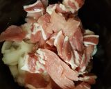 A picture of step 3 of My Tomato Chicken,Bacon & Onion dish. 😊.