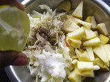 Cabbage and apple salad