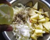 A picture of step 1 of Cabbage and apple salad.