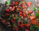 A picture of step 2 of Dal Palak.