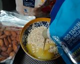 Foto langkah ke 3 dari resep 120. Oatmeal Kacang Almond.