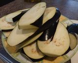 A picture of step 2 of Grilled Aubergine with Yogurt Sauce.