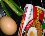 Foto langkah ke 1 dari resep Dadar Mie Sarang Puyuh.