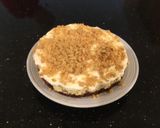 A picture of step 7 of French Vanilla Coffee Cream Torte With Coffee Crunch Topping.
