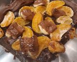 Brownie felturbózva (mandarinnal, Kinder csokival) recept fázis 3 fotója