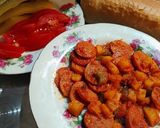 عکس مرحله 2 از دستور خوراک سوسیس 😋