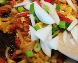 รูปขั้นตอนการทำที่ 3 ของ โชลิโซผัดไข่ (แหนมไฮโซ)
