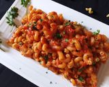 A picture of step 7 of Red Sauce Pasta.