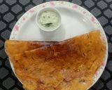 A picture of step 4 of No onion no garlic Besan Aata chilla.