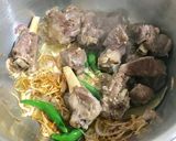 A picture of step 9 of Mutton Yakhni Pilaf.