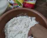 Foto langkah ke 3 dari resep (Sourdough Discard) Rainbow Mantau.