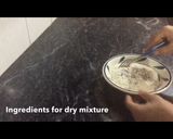 A picture of step 2 of Zinger burger recipe restaurant style.